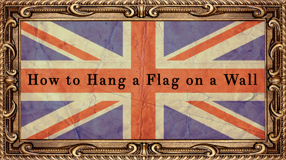 How to hang a flag on a wall – Moody Mabel