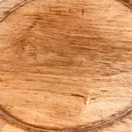 Image of 25cm diameter bread board close up