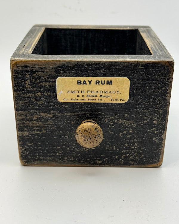 Image of Bay Rum Apothecary Drawer Grey Front