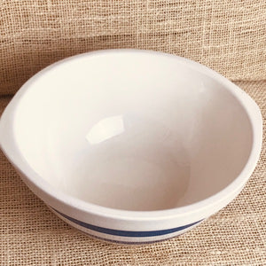 Image of Chefware 24.5cm Blue and White Mixing Bowl inside view