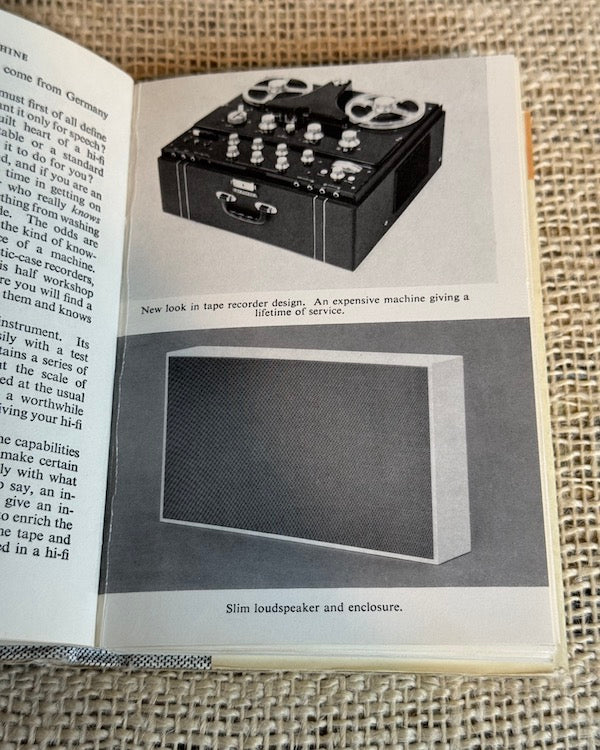 Image of Collins Nutshell Books Tape Recording and H-Fi example page