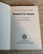 Image of Collins Nutshell Books Woodwork for Pleasure inside cover