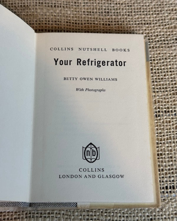 Image of Collins Nutshell Books Your Refrigerator inside cover