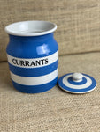 Image of Cornishware Blue Currants Jar with Lid