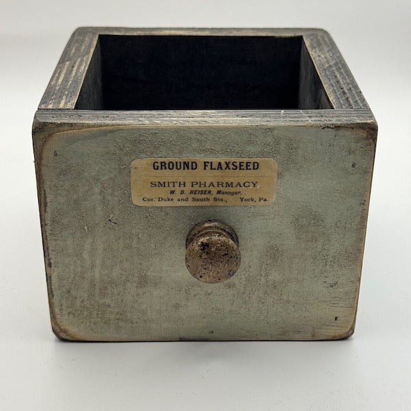 Image of Flaxseed Apothecary Drawer Light Blue Front View