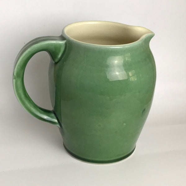Image of Green Bourne Denby jug facing right