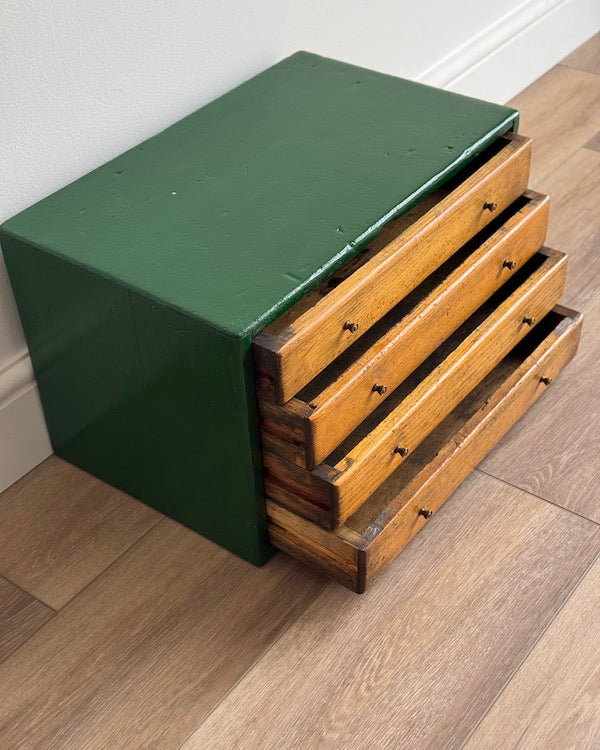 Image of Green engineer's cabinet side