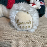 Image of Harrods Christmas Teddy Bear 2006 foot view