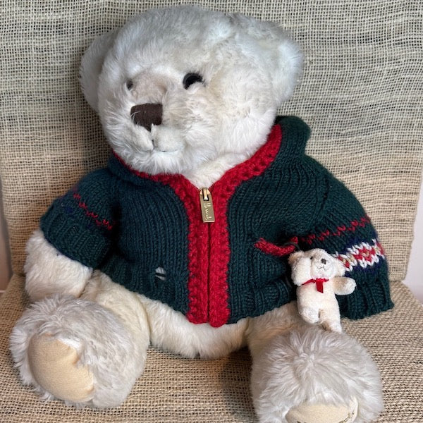 Image of Harrods Christmas Teddy Bear 2006 full view
