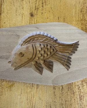 Image of small fish pastry mould - close up