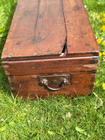Image of Indian Medical Service 1878 campaign chest end view