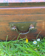 Image of Indian Medical Service 1878 campaign chest handle view