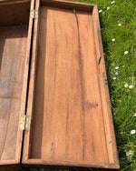 Image of Indian Medical Service 1878 campaign chest inside lid view