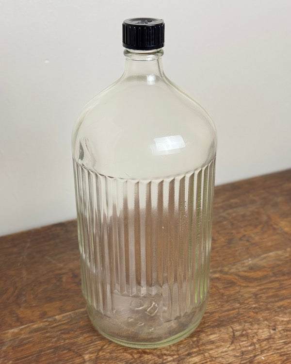 Image of a large BDO ribbed Apothecary bottle