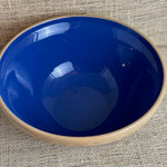 Image of Mason Cash blue lined mixing bowl inside view