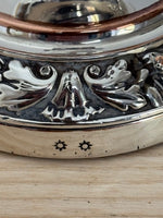 Image of Matthew Boulton Twin suns George III Silver plate telescopic candlesticks bleed view