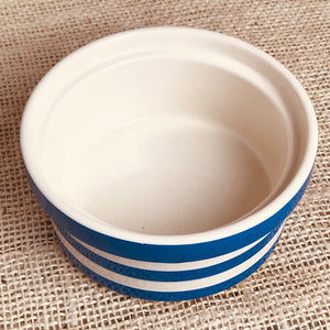 Image of TG Green blue cornishware Covered butter dish JO base