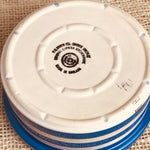 Image of TG Green blue cornishware Covered butter dish JO stamp