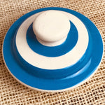 Image of TG Green blue cornishware Tea Jar modern lid
