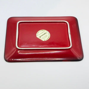 Image of Villeroy and Boch red Granada Small Serving Tray back