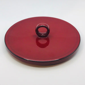 Image of Villeroy and Boch red Granada Vegetable dish lid top