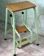 Image of Vintage Retro folding step stool folded 2