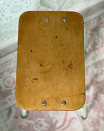 Image of Vintage Retro folding step stool top view