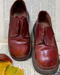 Image of Vintage brown boots front view