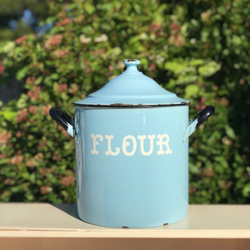 Large vintage flour bin