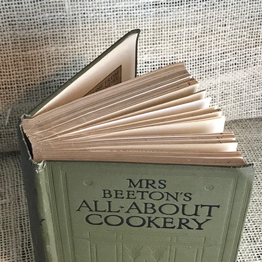 All about Cookery - vintage Mrs Beeton cookbook