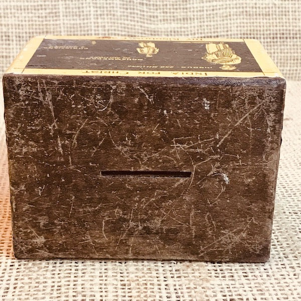 Image of Antique Welsh Calvinistic Methodist Daily Gift Box Top View
