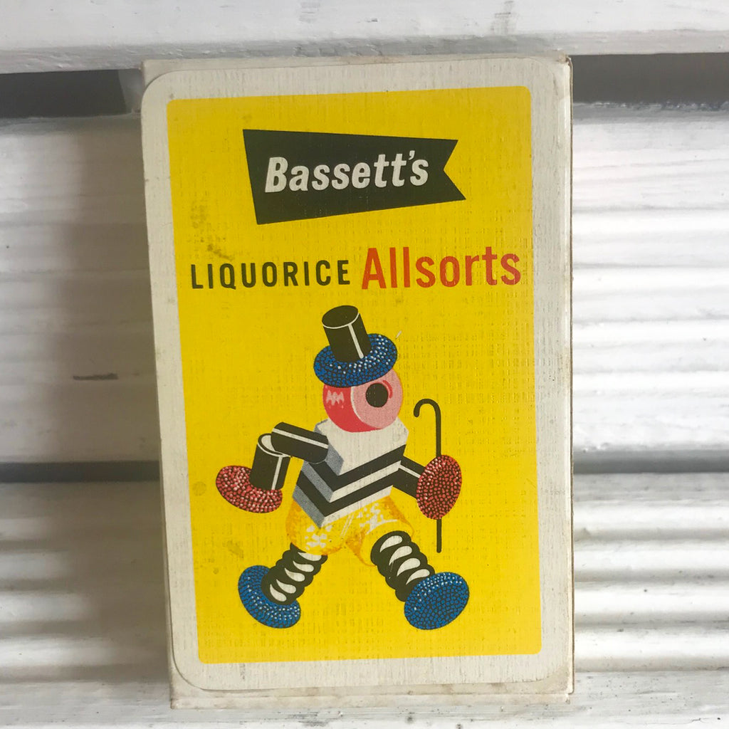Vintage playing card deck - Bertie Bassett / Liquorice Allsorts - Sealed