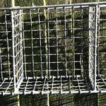 Original 6 pigeon hole galvanised wire rack