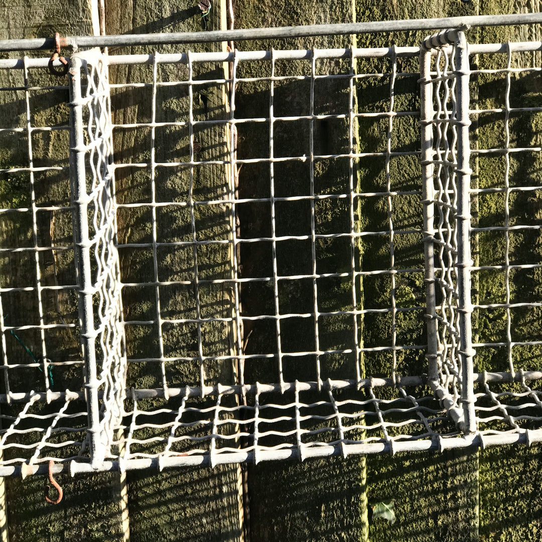 Original 6 pigeon hole galvanised wire rack