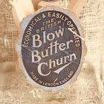 Image of Blow 2 Quart Butter churn label