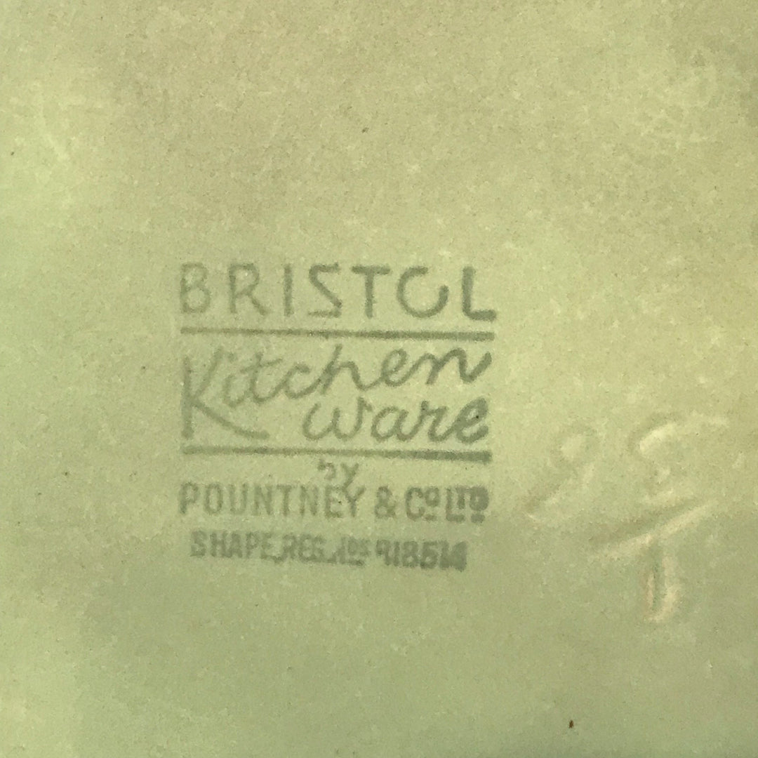 Five Pountney Bristol kitchenware storage  jars