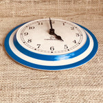 Image of Cornishware 22.5cm clock flat