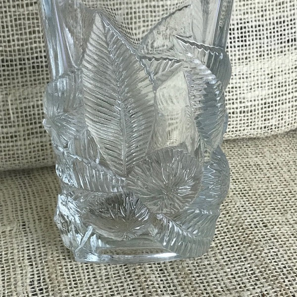 Image of Detail of French leaf embellished vase