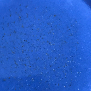 Image of Details of wear on Blue Domino Butter Plate