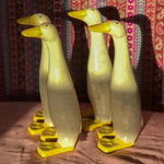 Flock of ceramic Indian Runner Ducks