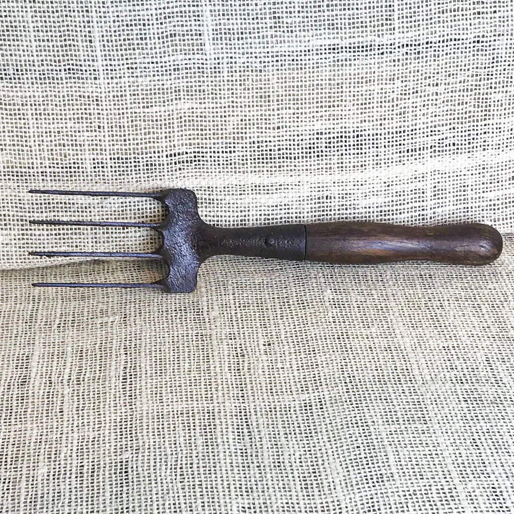 Vintage garden hand fork