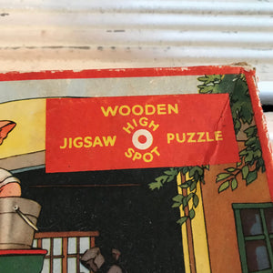 Wiltoys High Spot Wooden Jigsaw - Fuzzy the Fireman
