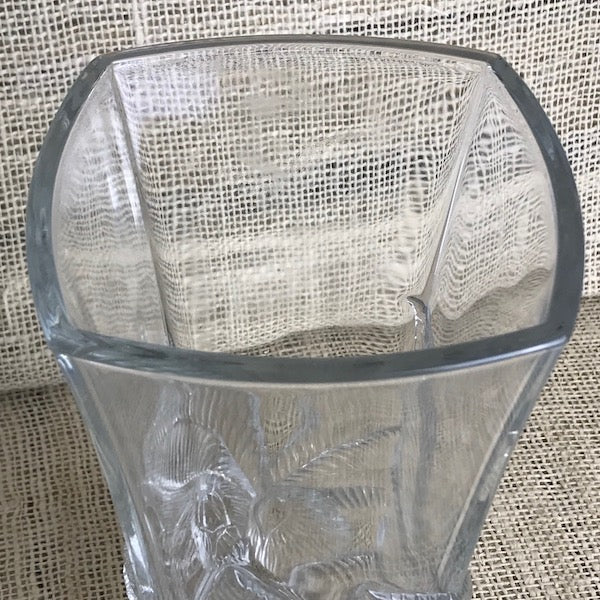 Image of Flared top of French square vase