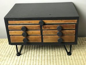Image of Front view of Moody Mabel reimagined jewellery drawer unit