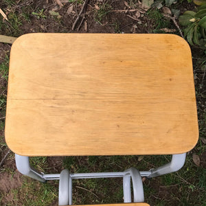 Vintage Retro folding step stool