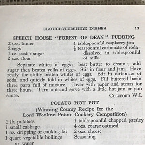 Image of Gleanings from Gloucestershire Housewives Cookery Book Example Recipe