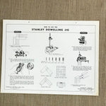 Image of How to use the Stanley Dowling Jig 1951 Wall Chart S27