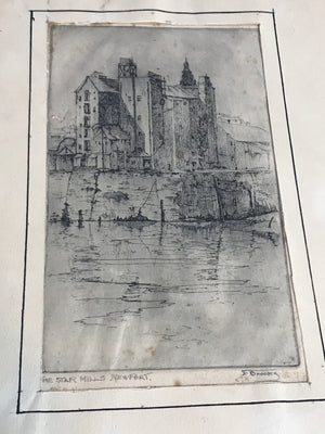 Sketch of The Star Mills Newport by F Brooks