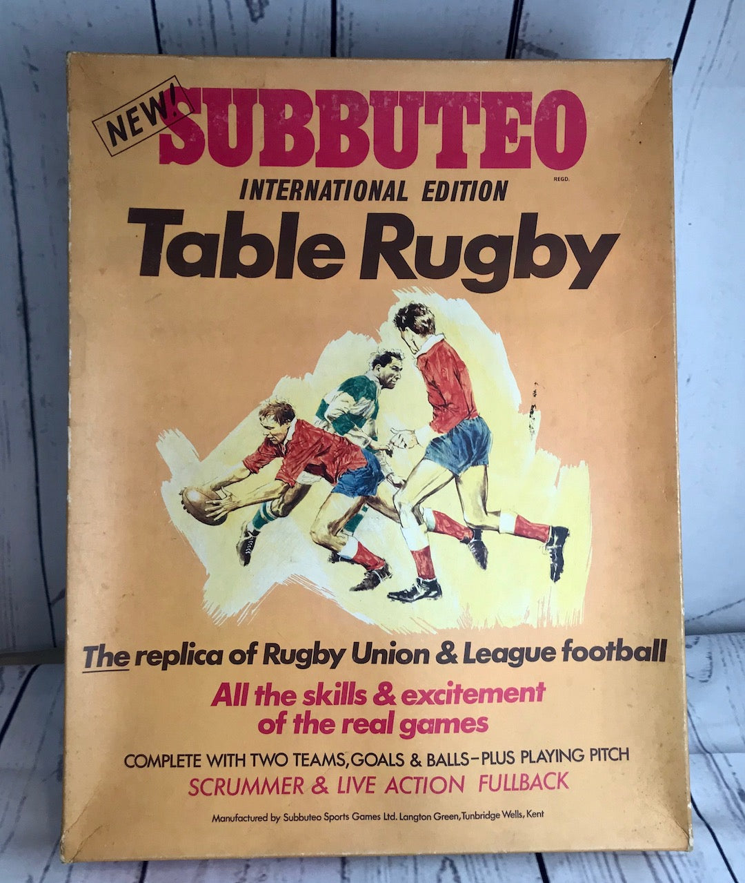 Subbuteo Table Rugby Game 1970s - International Edition – Moody Mabel