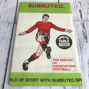 Subbuteo Table Rugby Game 1970s - International Edition